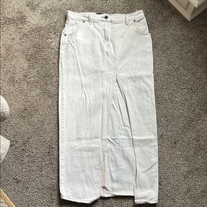 Lioness White Midi Skirt